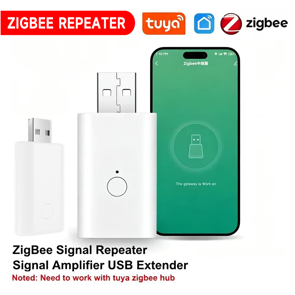 Home Automation Technology - مكرر إشارة تويا زيجبي USB، مكبر