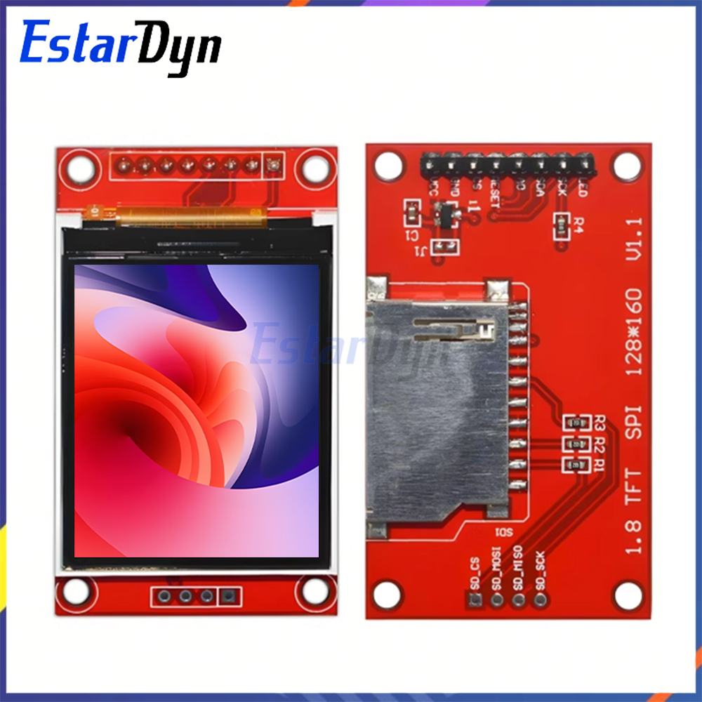 Home Automation Raspberry Pi - شاشة عرض TFT LCD مقاس 1.8