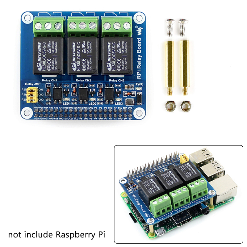 Home Automation Raspberry Pi - لوحة توسيع التتابع للتوت Pi ،