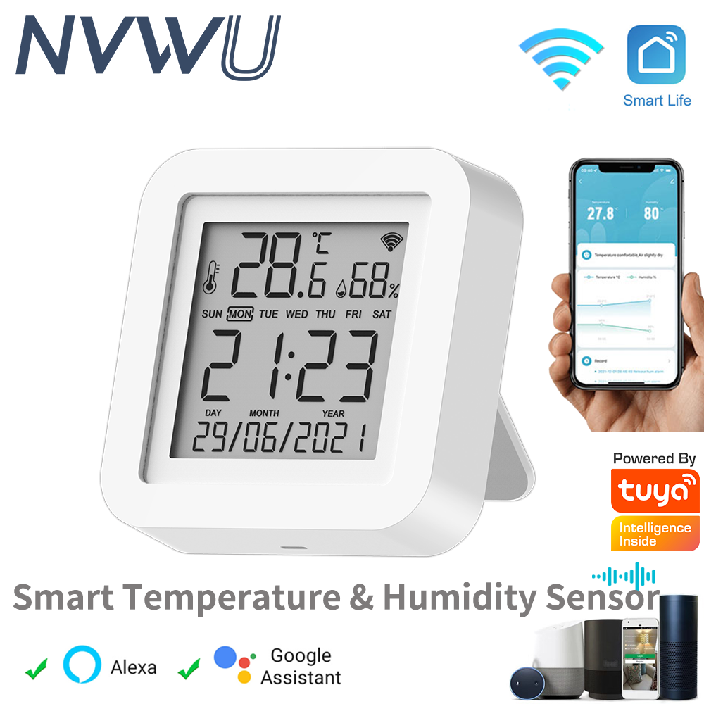 Home Automation Technology - Tuya WIFI مستشعر درجة الحرارة والرطوبة