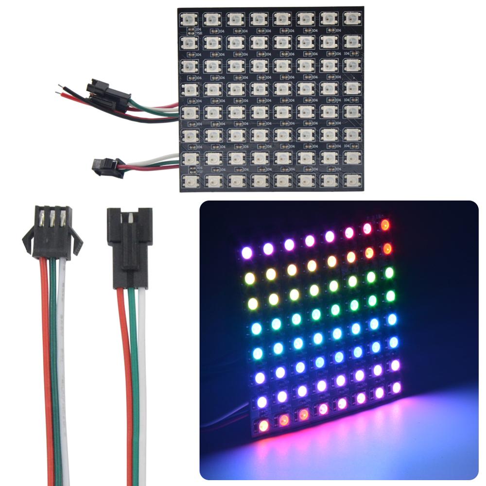Rgb Led Matrix 8X8 - 8x8 16x16 8x32 بكسل SK6812 WS2812B