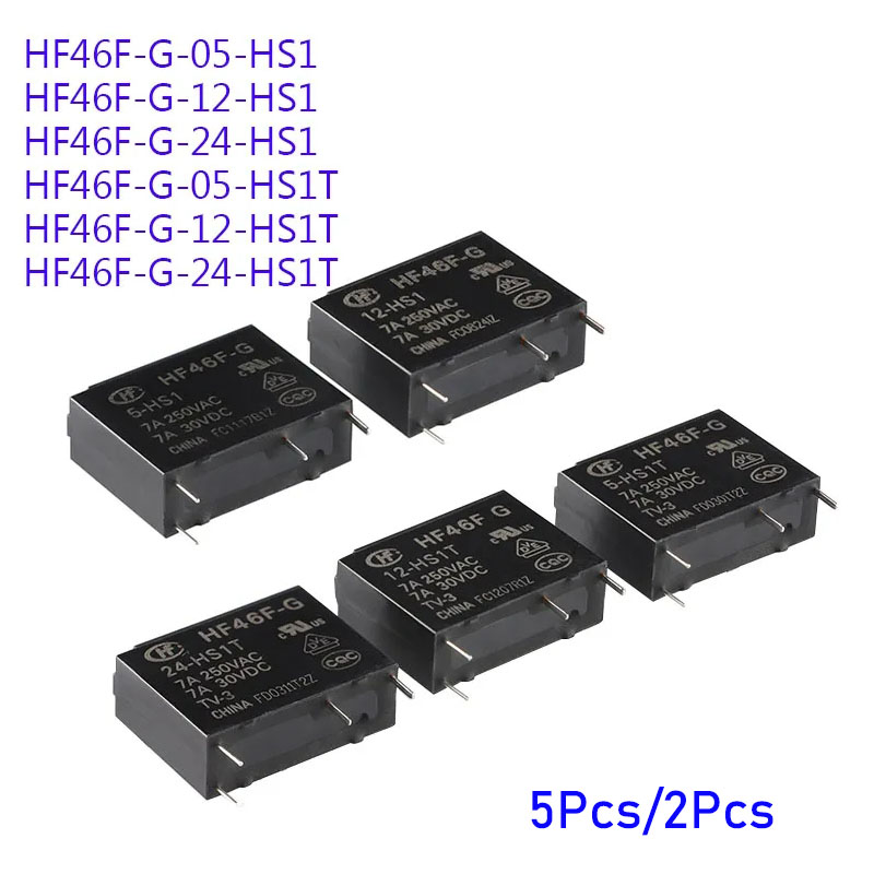 Shelly Relay Module - 5 قطعة/1 قطعة HF46F التتابع HF46F-G