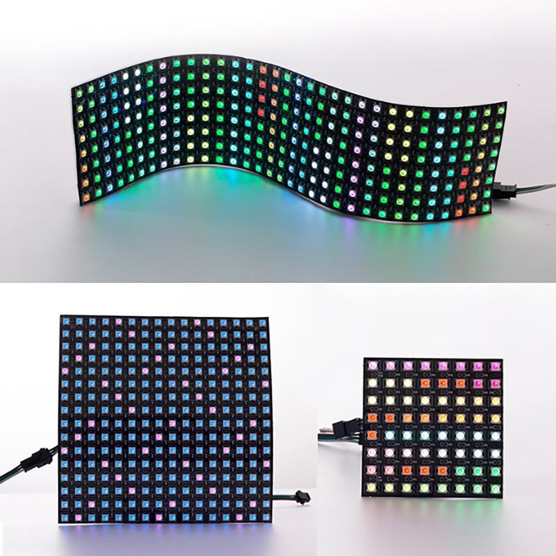 Rgb Led Matrix 8X8 - وحدة بكسل ذكية WS2812B، لوحة مصفوفة