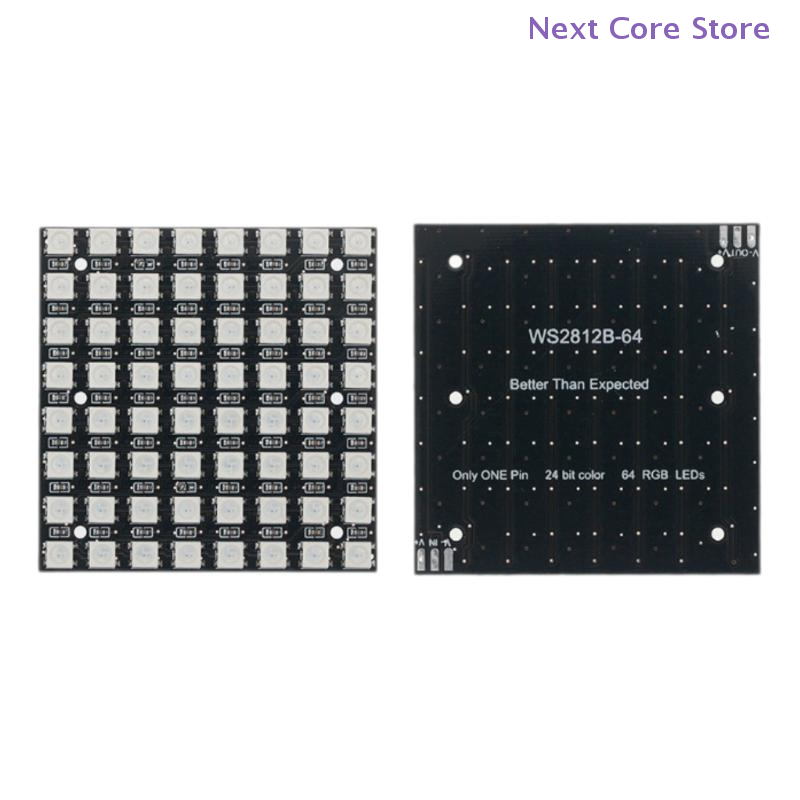 1 قطعة 8x8 64 بت LED مصفوفة وح - مراجعة Rgb Led Matrix 8X8 وسعره