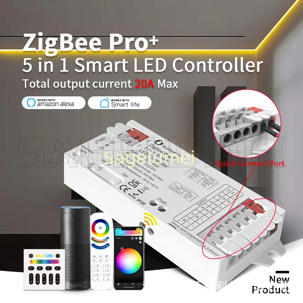 GLEDOPTO GL-C-201P/202P/203/60 - مراجعة Zigbee Coordinator Stick وسعره