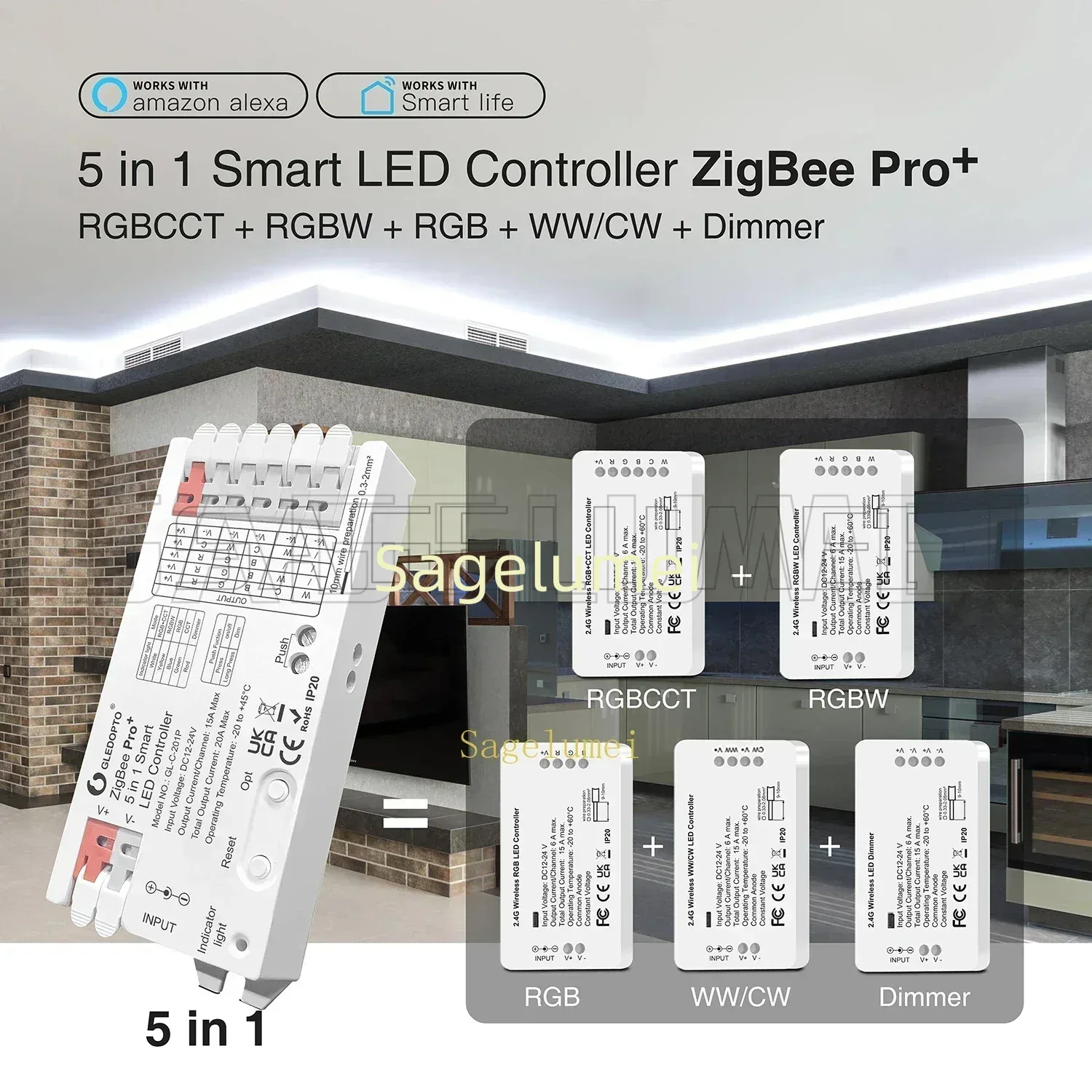 GLEDOPTO GL-C-201P/202P/203/60 - مراجعة Zigbee Coordinator Stick وسعره