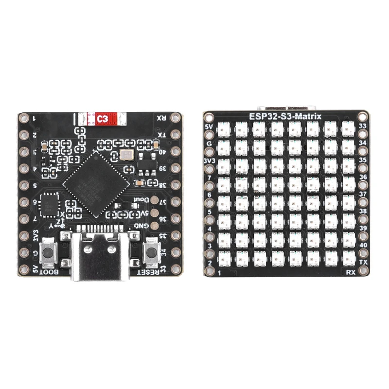 لوحة تطوير ESP32-S3 ماتريكس وا - مراجعة Rgb Led Matrix 8X8 وسعره