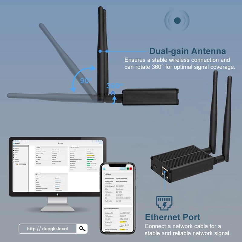 جهاز تحويل زيجبي 3.0 إلى إيثرن - مراجعة Zigbee Coordinator Stick وسعره