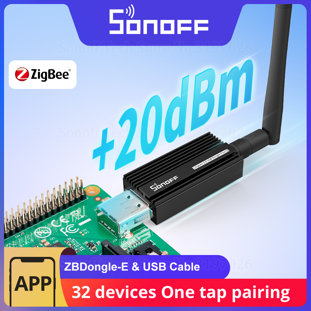 SONOFF ZBDongle-E USB Dongle P - مراجعة Zigbee Coordinator Stick وسعره