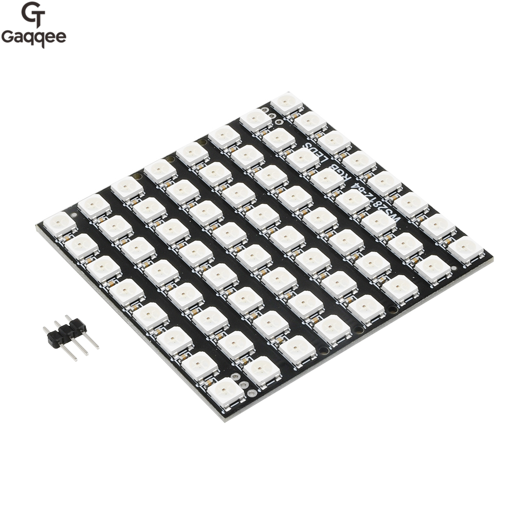 WS2812 LED 5050 RGB 8x8 64 بت  - مراجعة Rgb Led Matrix 8X8 وسعره