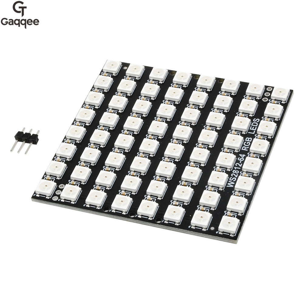 WS2812 LED 5050 RGB 8x8 64 بت  - مراجعة Rgb Led Matrix 8X8 وسعره